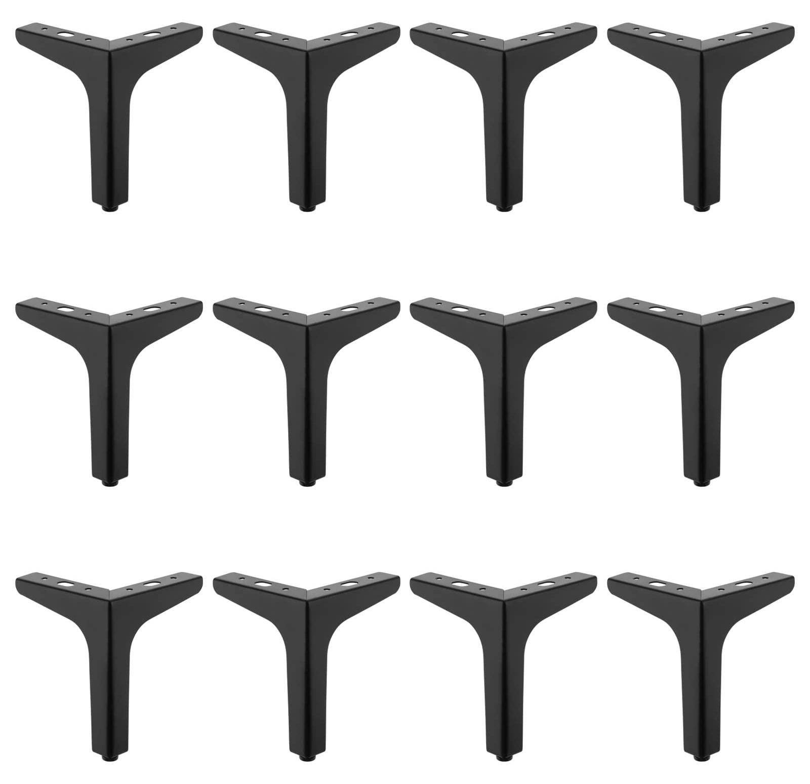 Set van 12 stalen meubelpoten voor DIY meubels