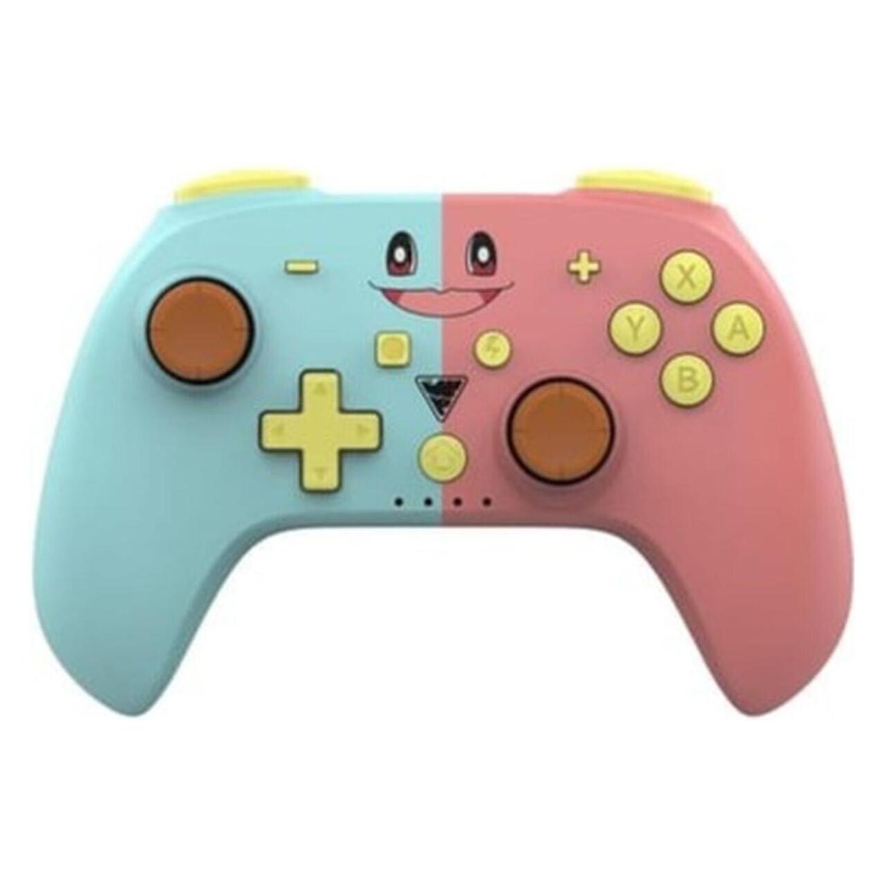 DragonShock Gaming Controller POPTOP COMPACT Weiss Rosa Nintendo Switch (PC, Switch) (160365)