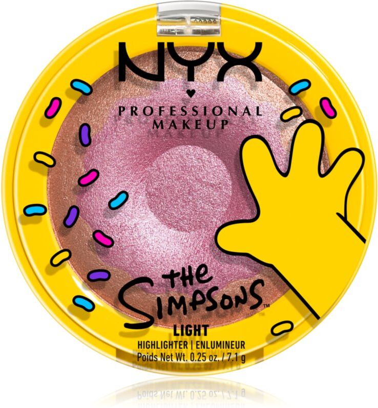 NYX Professional Makeup The Simpsons Highlighter highlighter shade Donut Mind If I Do 7.1 g