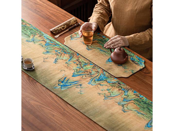 Chinois rétro Zen Table imperméable drapeau tapis à thé nappe à thé longue nappe Table à thé accessoires cadeaux coureurs de Table