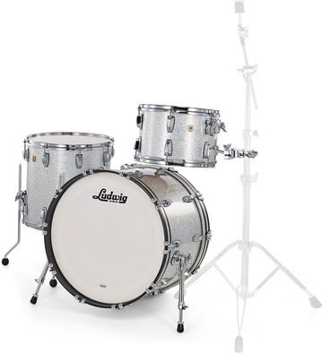 Ludwig Classic Maple Rock Silver Sp. Silver Sparkle