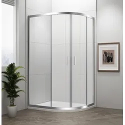 Polysan EASY LINE Duschkabine 120x80 cm Viertelkreis EL2315