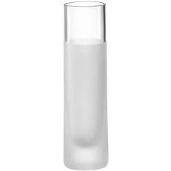 Leonardo, Vase, Vase Novara 16 cm 4 Stück, Transparent/Weiss (1x)