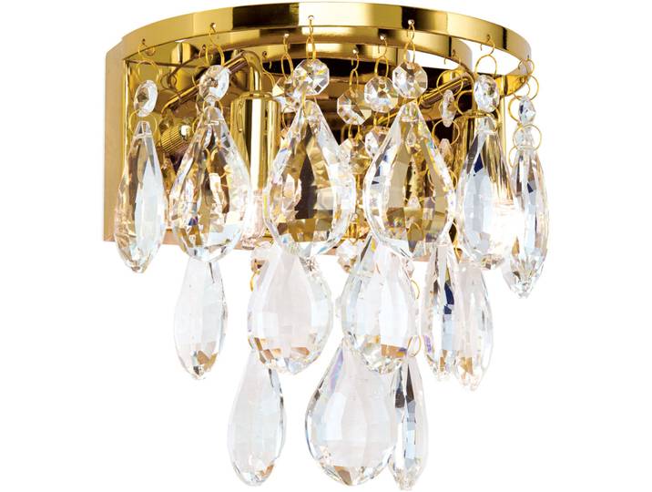 Wandlampe Celeste gold Stahl B 17.5 cm