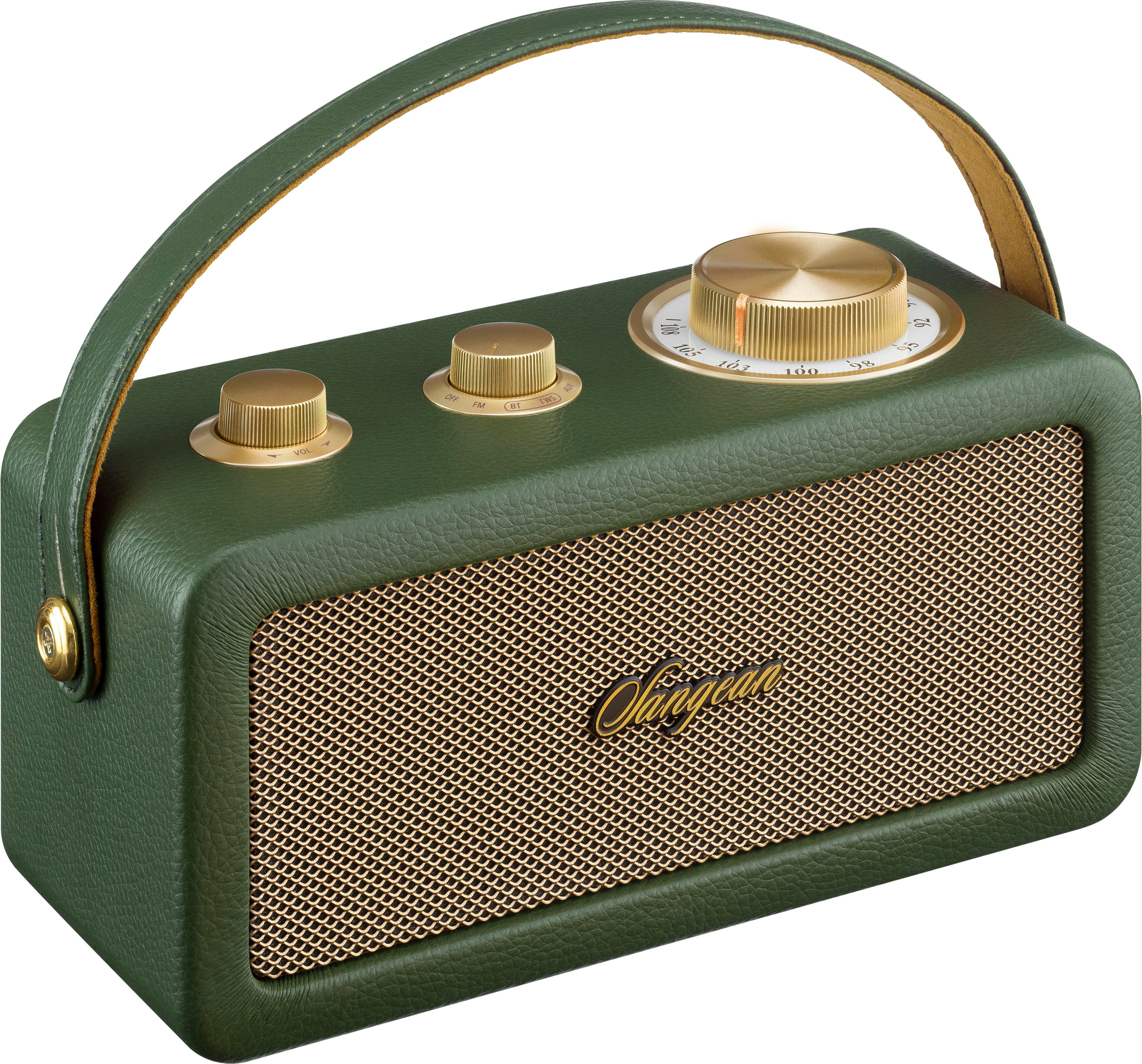 Sangean RA-101 Portabler Bluetooth-Lautsprecher Wald-Gold