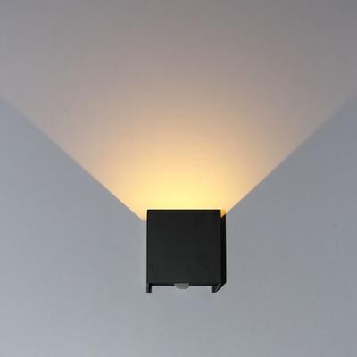 Inspire Curations SecureGlow IP65 Motion Sensor LED Wall Lamp 6W 12W Outdoor Sconce Light warm White 12w White Body