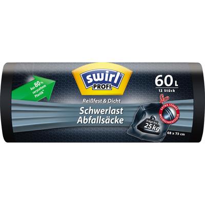 Swirl Schwerlast-Müllsack 216007 60l 12 Stück