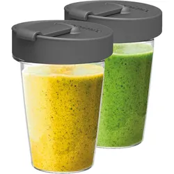 Magimix Becher für Juicer, Zubehör Mixen + Schneiden, Schwarz