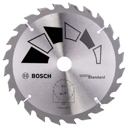 Kreissägeblatt STANDARD D= 170 mm; Bohrung= 20 mm; Z= 24