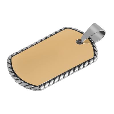 Kettenanhänger ADELIA´S "Anhänger aus Edelstahl", gold, Schmuckanhänger, Damen, Edelstahl, Kettenanhänger, Ideal als Geschenk zum Muttertag