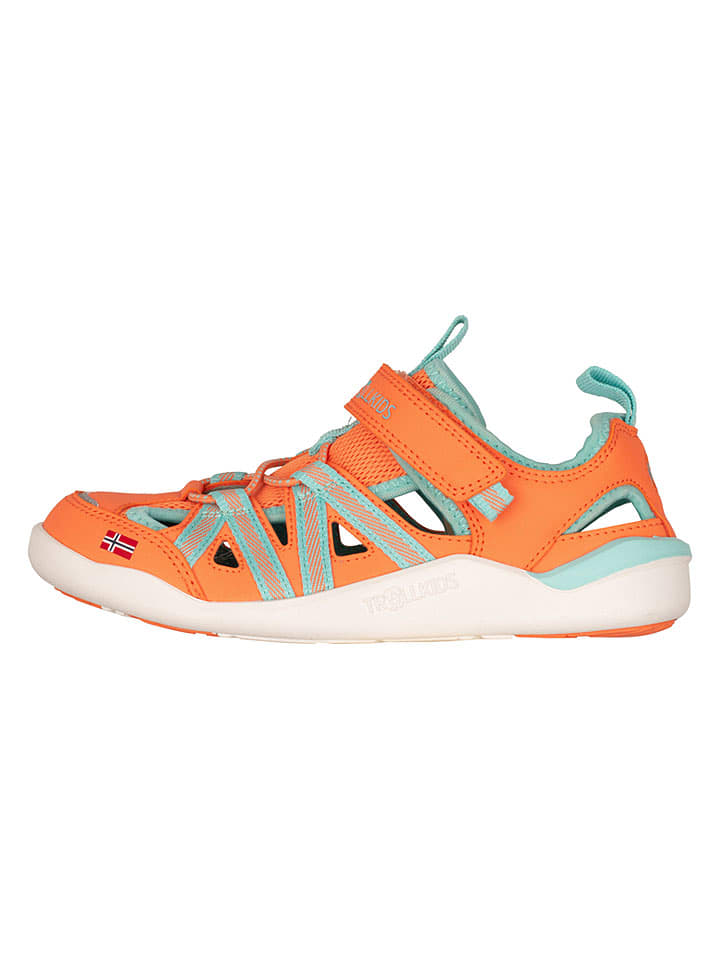 Trollkids Barfuß-Halbsandalen "Saltfjord" in Orange - 33