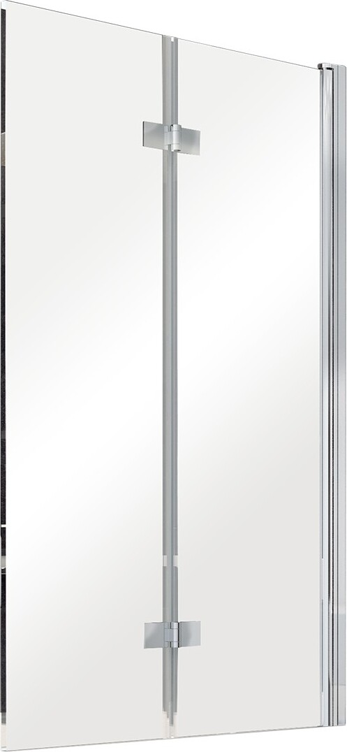 BADLAND Duschwand Duschabtrennung 2-teilig PRESTIGIO 80x150 cm Gehärtetes Glas 6 mm
