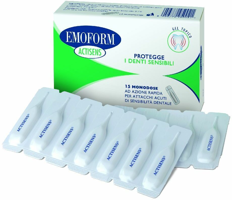 Emoform Actisens Gel Topico Per Denti Sensibili 15 Dosi