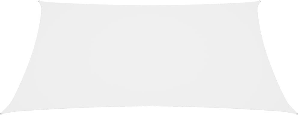 Dakota Fields Prunedale Rectangular Shade Sail White 600cm W x 600cm L
