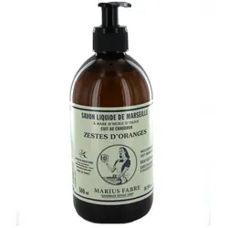 Marius Fabre, Handseife, Marseiller Flüssigseife mit Orangenschalen - 500ml - (Flüssigseife, 500 ml)