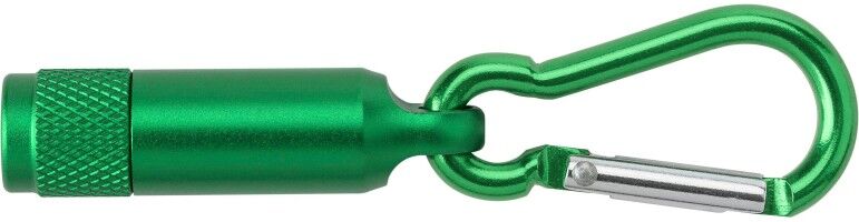 Porte-clés personnalisé en aluminium avec mousqueton Tracy vert