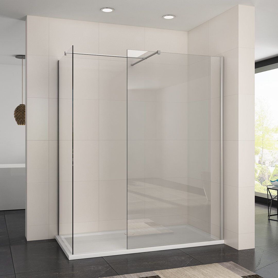 Belfry Bathroom Daley Rectangular Shower Enclosure Aluminum 1900mm H x 1200mm W x 760mm D