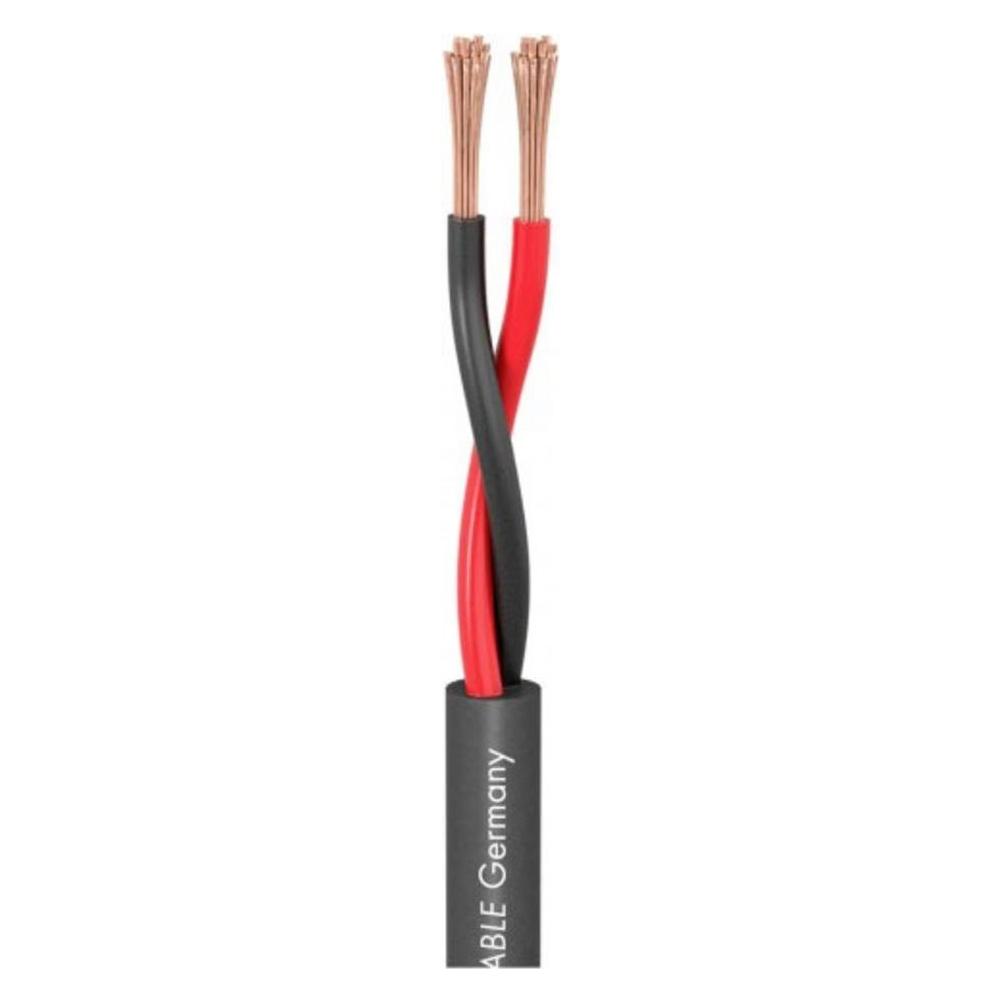 Sommer Cable 415-0051FC Lautsprecherkabel 2 x 1.50 mm² Schwarz Meterware (100 m, 1.50 mm²) (415-0051FC)