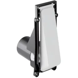 Geberit Betätigungstaste m Kolbengehäuse 240048001 pneum. Urinal Handauslösung, Chromstahl