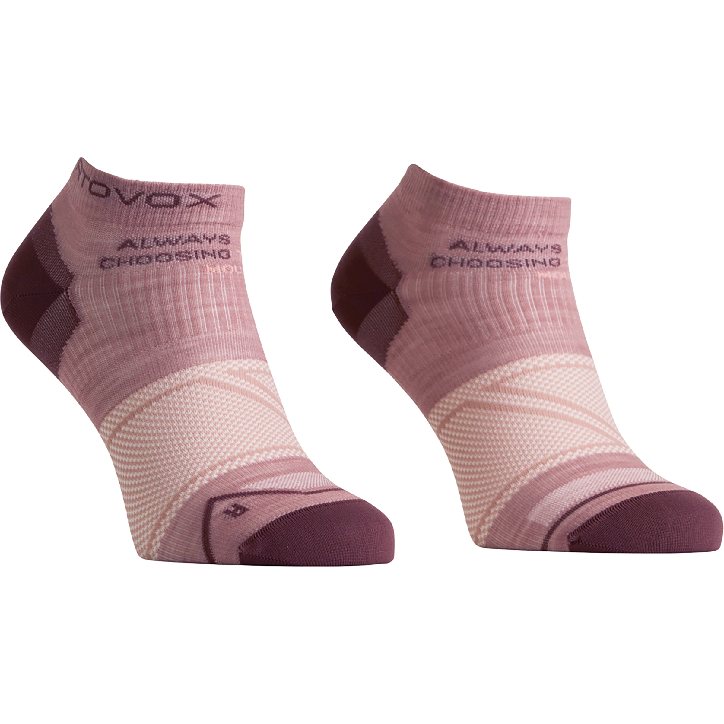 Ortovox Alpine Light Low Damen Wandersocken rosa Größe 39 Trekking Elastisch Merinowolle