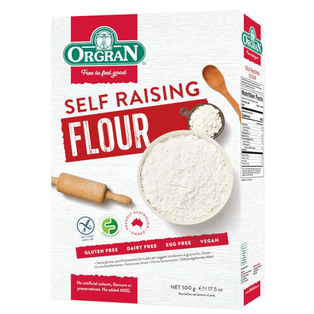 Orgran Zelfrijzende Bloem 500 g Pulver