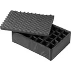 bwh Facheinteilung für Outdoor-Koffer 6000 variabel, gepolstert, abwaschbar (Kamera Schultertasche), Kameratasche, Schwarz