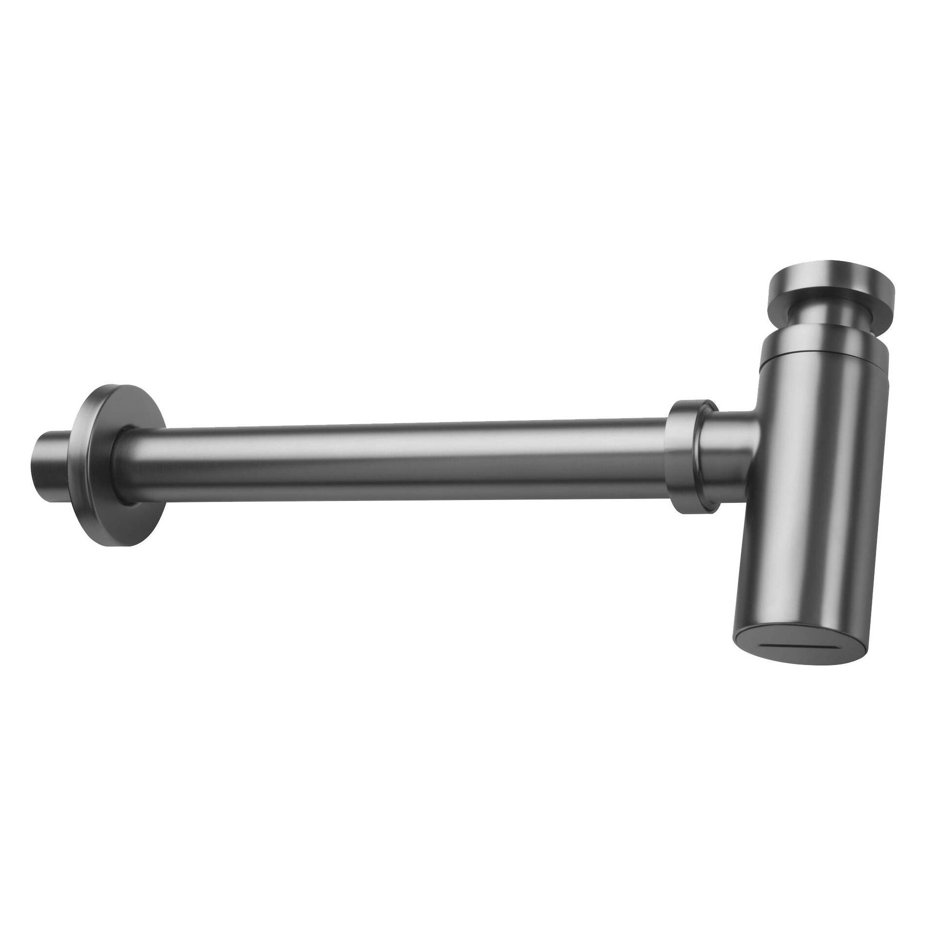 Runder Waschtisch-Siphon (Flaschensiphon, 1/2") (NHC D31K)