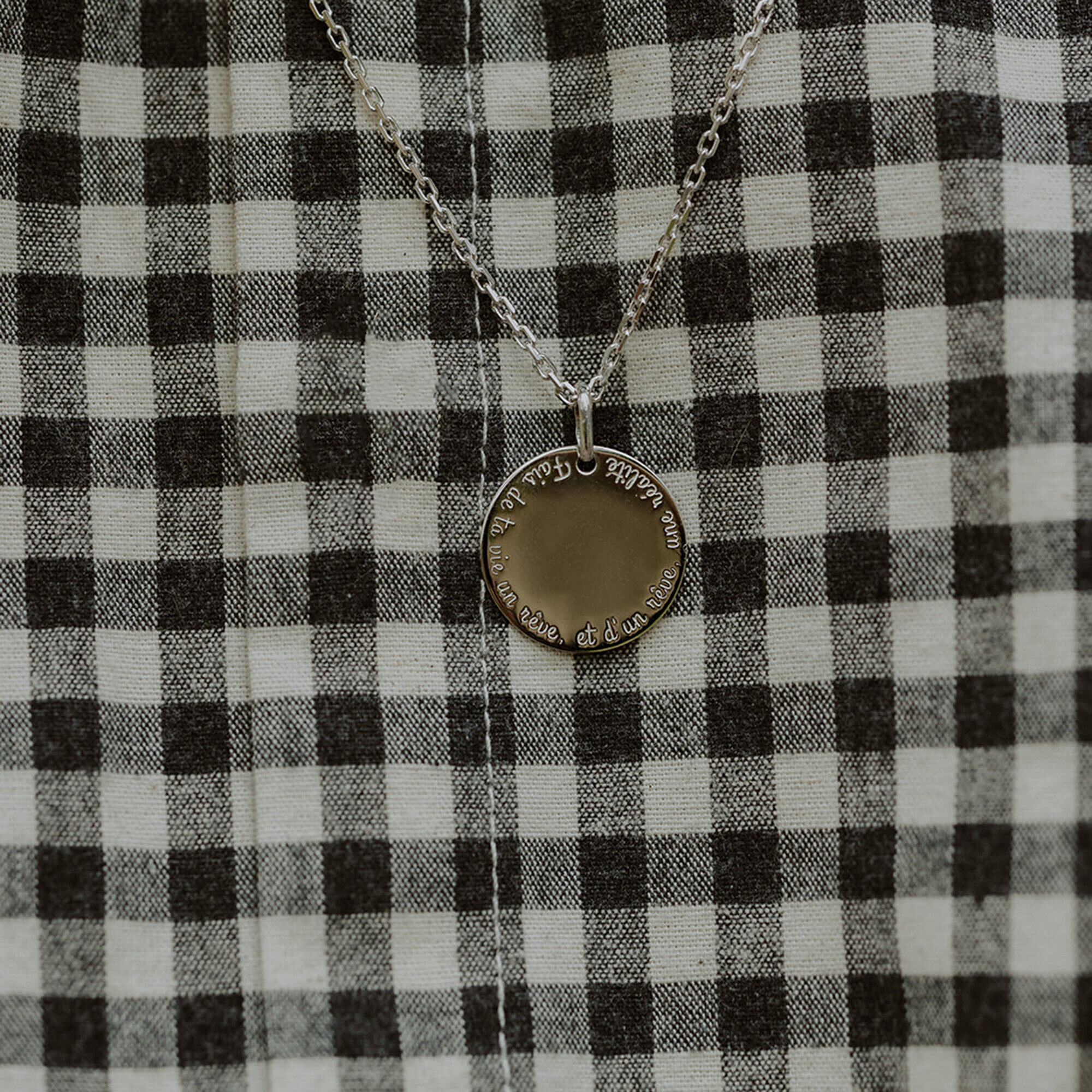 Maison de la Médaille Médaille fais de ta vie un rêve - Argent massif