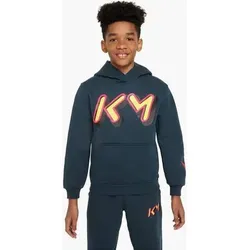 NIKE Kinder Kapuzensweat Kylian Mbappé Club Fleece, Größe S in Blau Blau