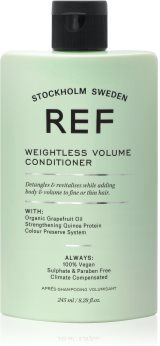 REF Weightless Volume Conditioner Condicionador para cabelos finos e fracos para dar volume desde a raiz 245 ml. Weightless Volume Conditioner