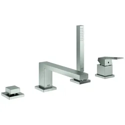GROHE 4-Loch-Einhand-Wannenkombination Eurocube 19897_1 supersteel, 19897DC1 19897DC1