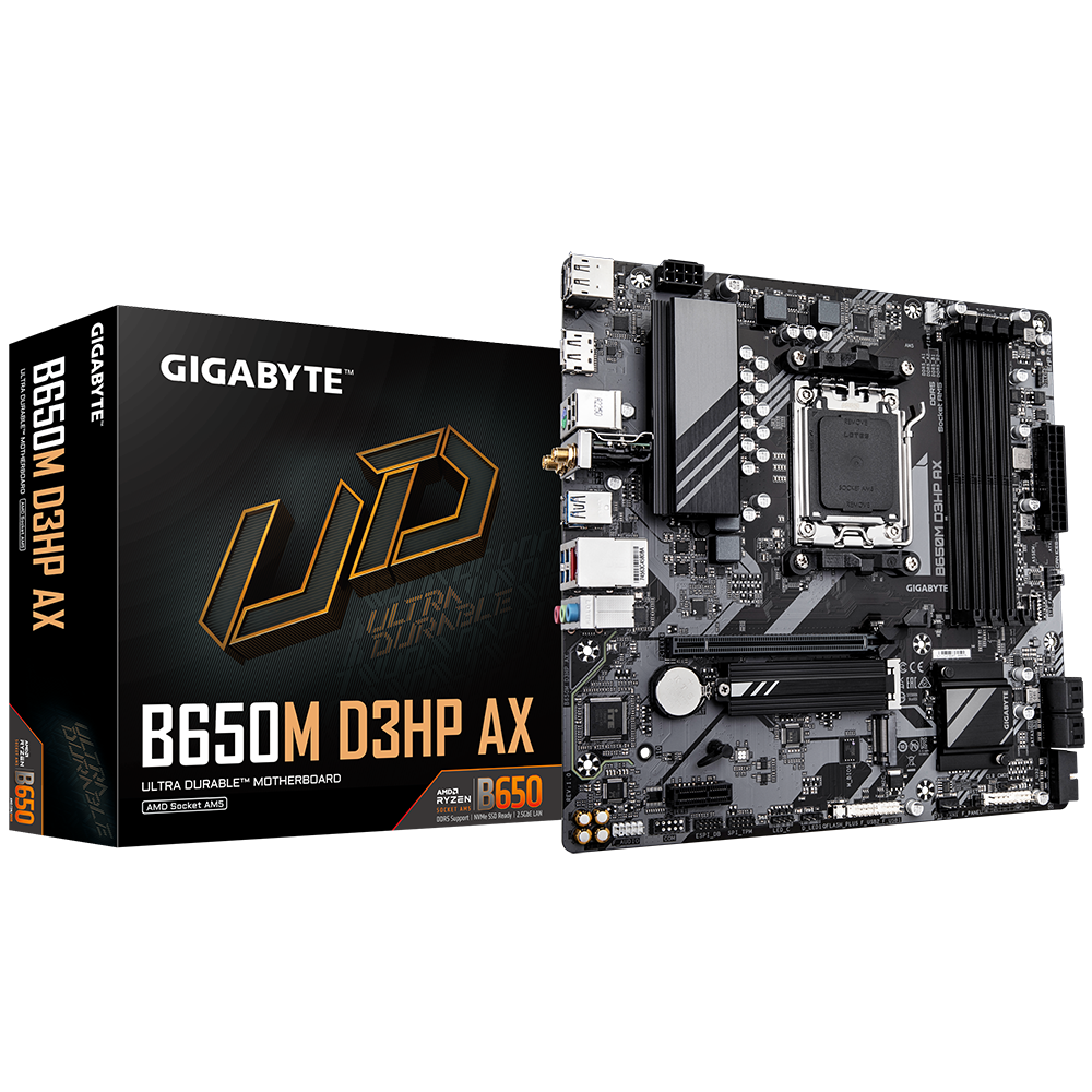 GIGABYTE B650M D3HP AX ATX Mainboard - Sockel AM5