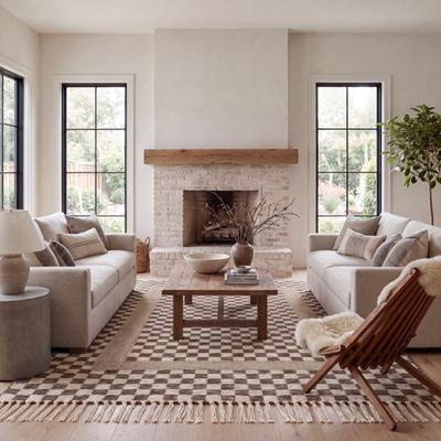 Nuloom Carmeon Hamilton Memphis Modern Checkered Hand Woven Area Rug