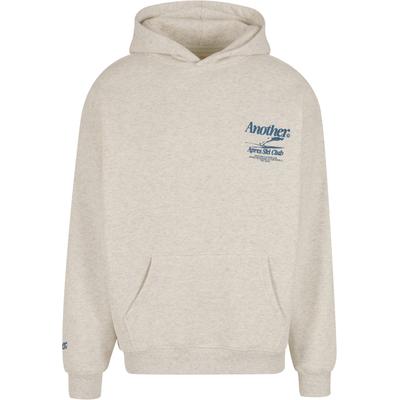 Kapuzenpullover ANOTHER COTTON LAB "Another Cotton Lab Another Apres Ski Club Hoodie", Herren, Gr. XXL, beige (ash grau), 52% Baumwolle, 48% Polyester, mehrfarbig, normal, ohne Ausschnitt, Pullover Kapuzenpullover