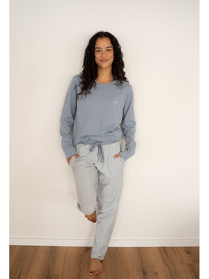 by Louise Pyjama-Oberteil in Hellblau - M