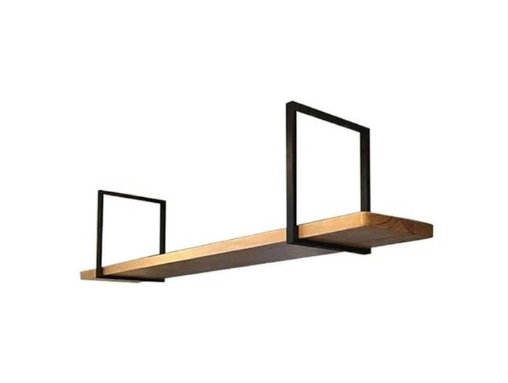 OOPDNEGAK Decke Hängende Weinregal - Deckenregal Weinflaschenregal, 1-lagiges Hängeregal for Küchenutensilien, Mehrzweck-Lagerregal/Pflanzenregal, Einfache Schwebende Barregale(120 * 30 * 50cm)