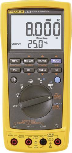 Fluke 787B Hand-Multimeter digital Prozess-Stromausgabe CAT III 1000 V, CAT IV 600V Anzeige (Counts): 30000
