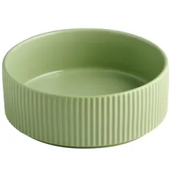 APS Schale THE GRID 6er Set - Porzellan salbei, Ø 16 cm, 550 ml, stapelbar