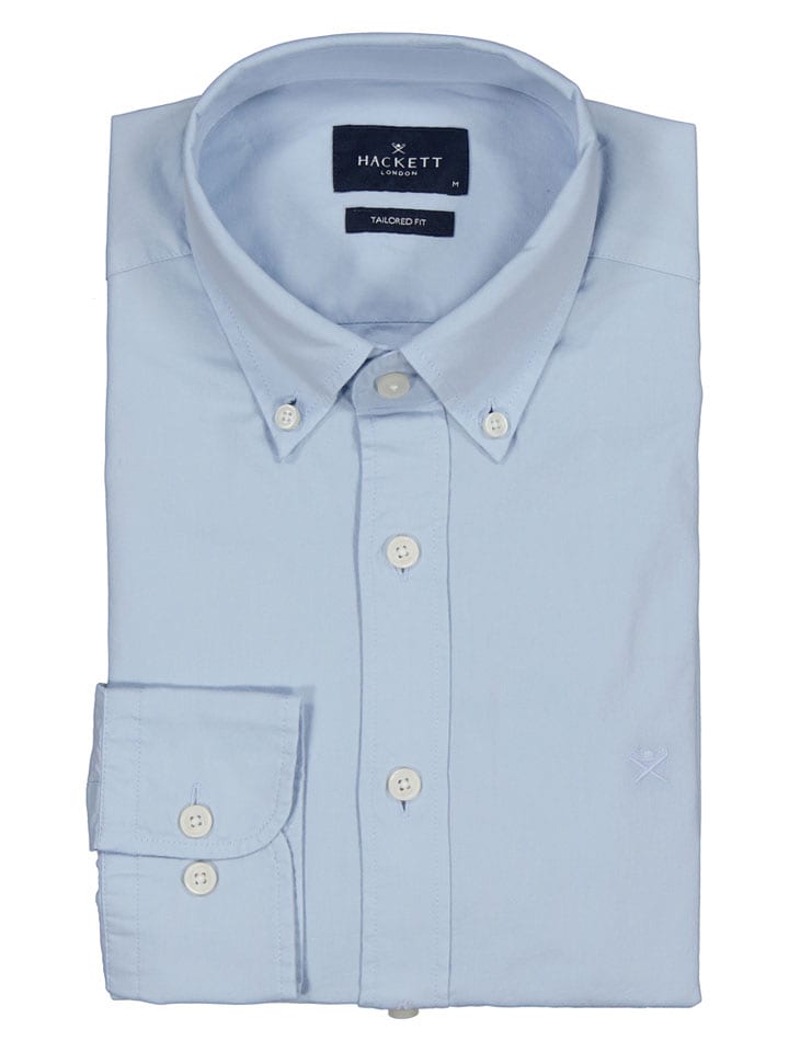 Hackett London Hemd - Tailored fit - in Hellblau - S