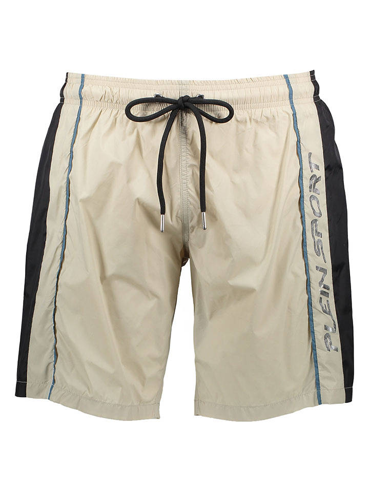 Plein Sport Badeshorts in Beige - M