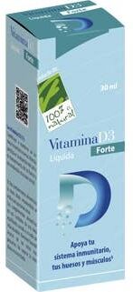 100% Natural Vitamina D3 Líquida Forte 30 ml