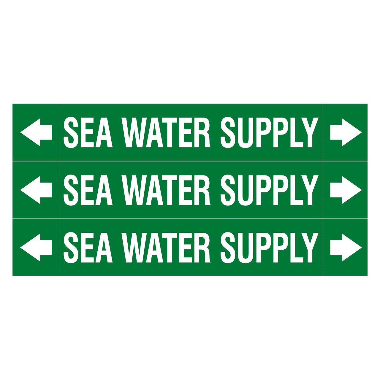 Brady ASME - Rohrmarkierer - Sea Water Supply (312932)