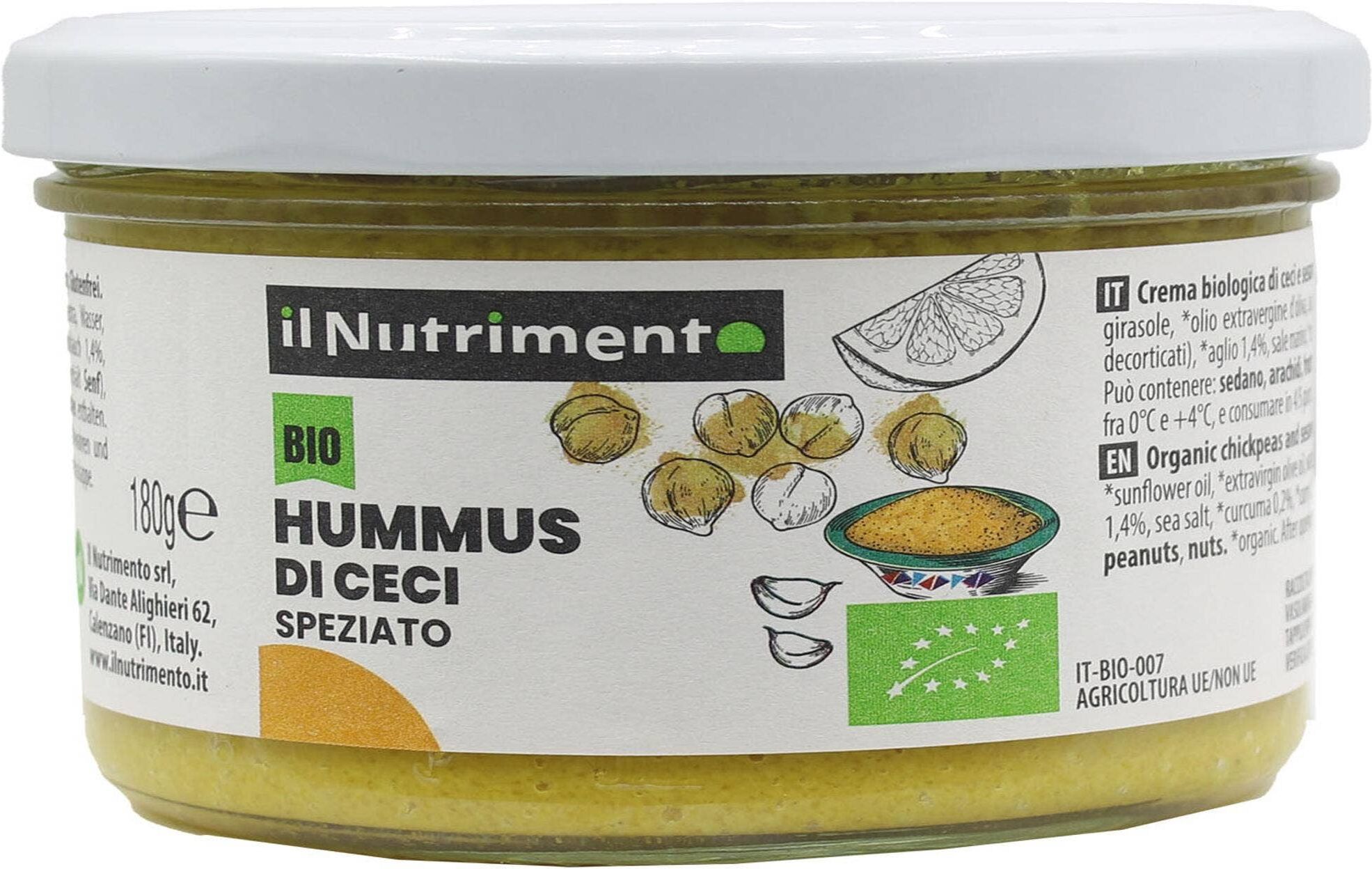 PROBIOS Hummus Di Ceci Speziato 180 Grammi 