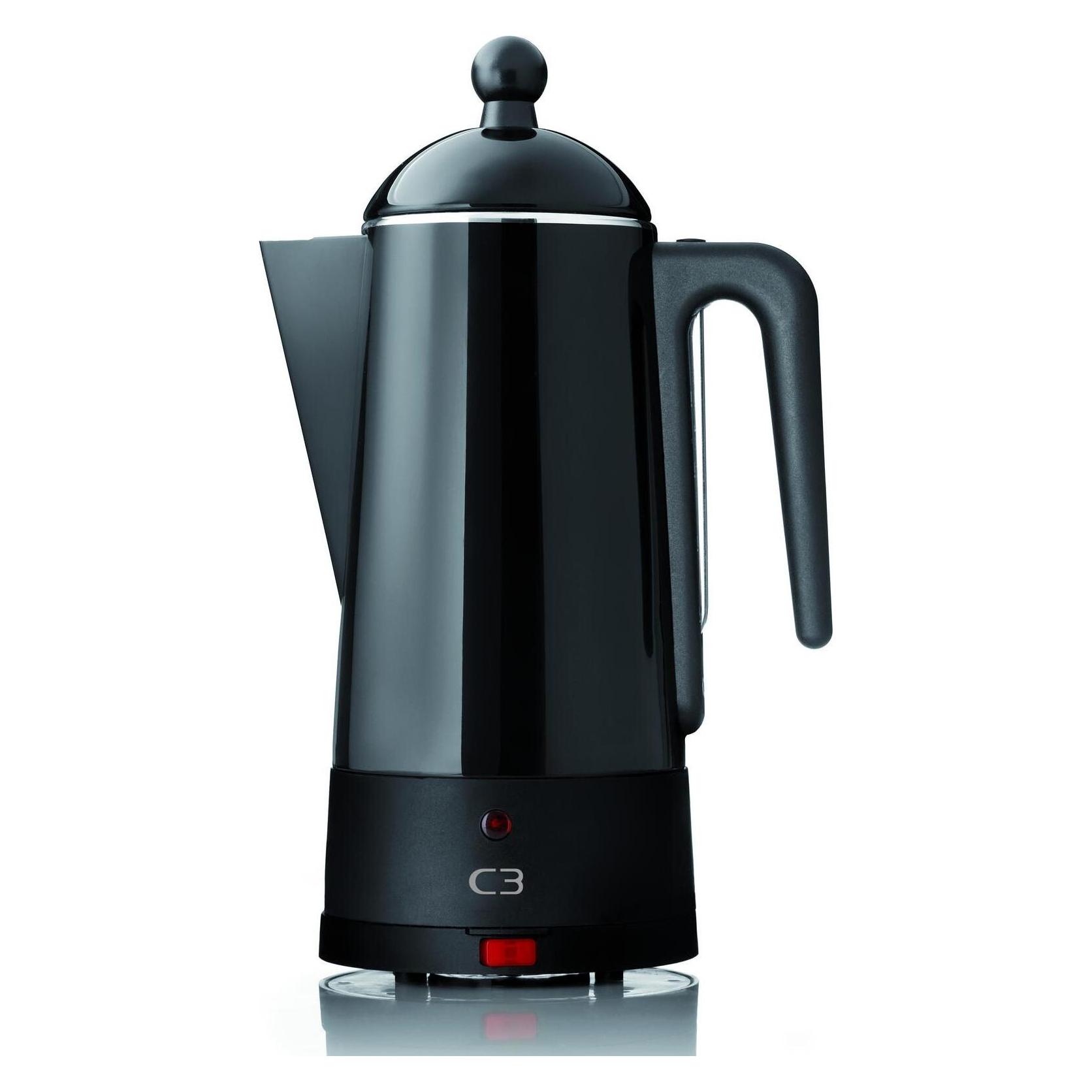 C3 Design Eco - electric percolator - black (0.90 l) (30-30254ECO)