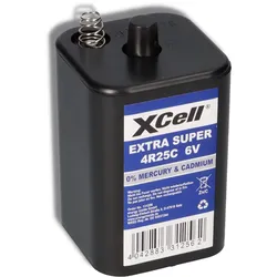 XCell 4R25C Blockbatterie 6V 9,5Ah – passend für Baustellenleuchten, Warnlampen & Weidezaun