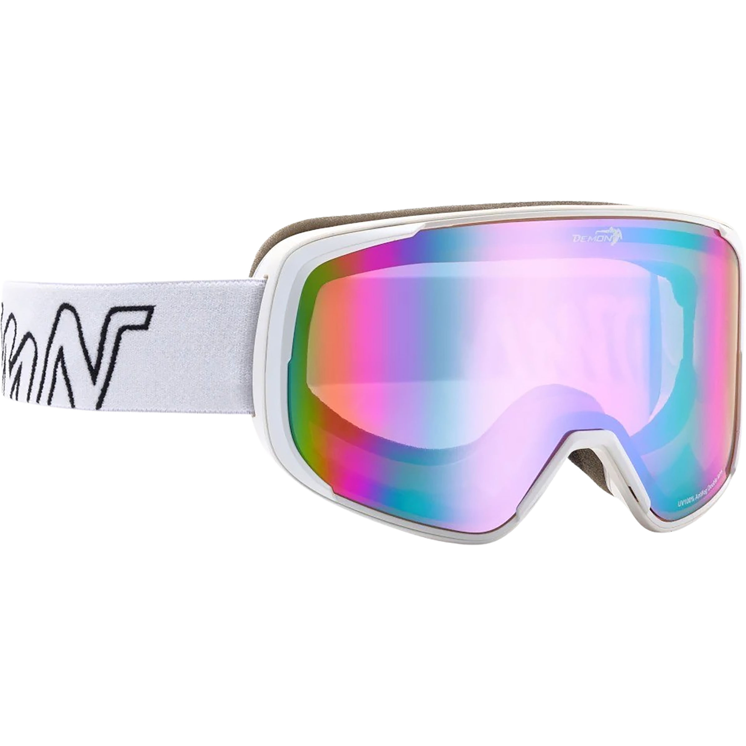 Demon Provider Skibrille Skibrillen weiss Skifahren | Freeride