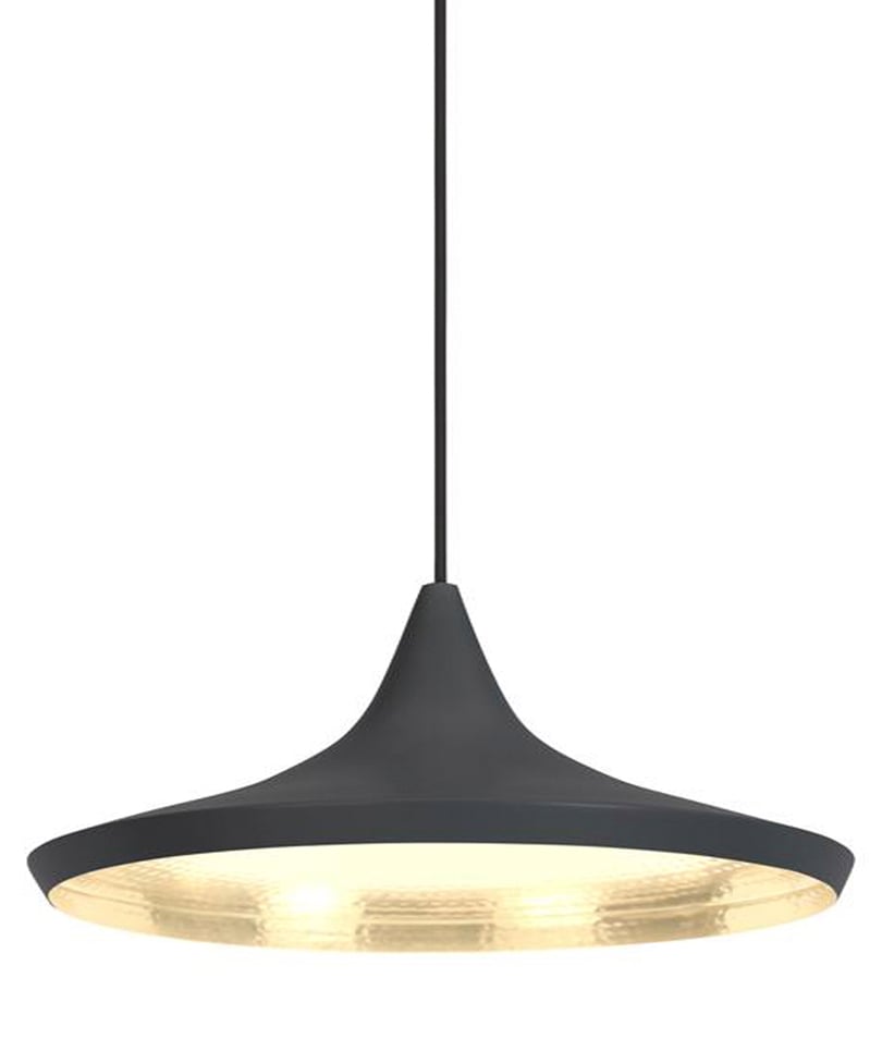 Tom Dixon Beat Wide LED Pendelleuchte (schwarz) schwarz BLS01-PEUM5