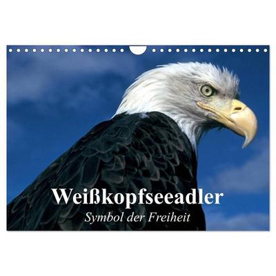 Weißkopfseeadler. Symbol der Freiheit (Wandkalender 2027 DIN A4 quer), CALVENDO Monatskalender