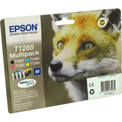 4 Epson Tinten C13T128540 Multipack KCMY T1285