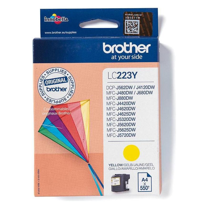 Brother Ink Yellow, 10mlStandard (Y) (LC-223Y)